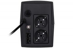 ИБП 2E DD650, 650VA/360W, LCD, USB, 2xSchuko 2E-DD650 - Картинка 3