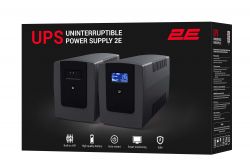 ИБП 2E DD650, 650VA/360W, LCD, USB, 2xSchuko 2E-DD650 - Картинка 4