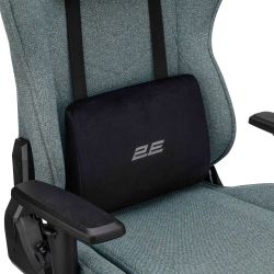 Кресло 2E GAMING BUSHIDO Lite, ткань, 2D-Armrests, зелёный тёмный 2E-GC-BUS-ESGN - Картинка 4