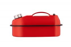 Каністра для палива 2E JCM10H горизонтальна, 10 л, метал, 0.6мм, червоний, 1.8кг 2E-JCM10H - Картинка 2