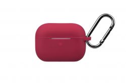  2  Apple AirPods Pro, Pure Color Silicone (2.5mm) , Cherry red 2E-PODSPR-IBPCS-2.5-CHR