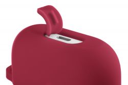  2  Apple AirPods Pro, Pure Color Silicone (2.5mm) , Cherry red 2E-PODSPR-IBPCS-2.5-CHR -  3