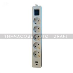 -  2E 5x F, 3x1.5 , 16A, 1xUSB-A, 1xUSB-C,    , 3,  2E-SP515M3USBWH