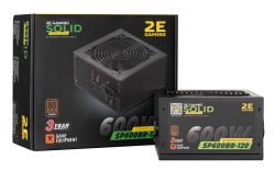 2E Gaming   SOLID POWER (600W) 2E-SP600BR-120