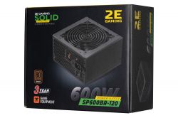 2E Gaming   SOLID POWER (600W) 2E-SP600BR-120 -  10