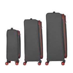 Набор чемоданов 2E, Trek, (L+M+S), TSA, 4 колеса, + 3 рюкзака Cabin (2E-BPET-CABIN-GR), полиестр, серый 2E-SPE-TREK-SET6-GR - Картинка 7
