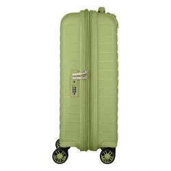 Чемодан 2E, Aero, полипропилен, малый, 35/44 л, TSA, 4 колеса, EXP, оливково-зелёный 2E-SPP-AERO-S-MG - Картинка 4