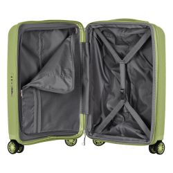Чемодан 2E, Aero, полипропилен, малый, 35/44 л, TSA, 4 колеса, EXP, оливково-зелёный 2E-SPP-AERO-S-MG - Картинка 13