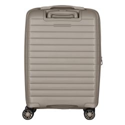 Чемодан 2E, Aero, полипропилен, малый, 35/44 л, TSA, 4 колеса, EXP, серо-коричневый 2E-SPP-AERO-S-TP - Картинка 3