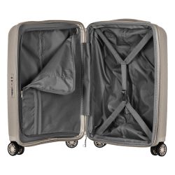 Чемодан 2E, Aero, полипропилен, малый, 35/44 л, TSA, 4 колеса, EXP, серо-коричневый 2E-SPP-AERO-S-TP - Картинка 13