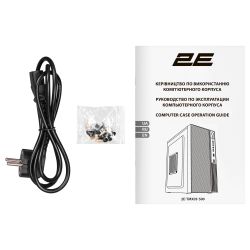 Корпус 2E TeamX TMX03 з БЖ 2E ATX500W, 2xUSB3.0, 1x80мм, VGA 220мм, mATX, чорний 2E-TMX03-500 - Картинка 11