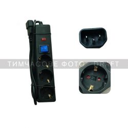   2E 3x F, 1xC14, 3x1 , 10A, 1,  2E-U03C14M1BK