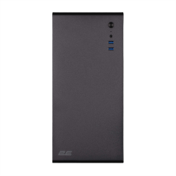 Корпус 2E Credo V200B без БЖ, 2xUSB3.0, 1x80мм, VGA 250мм, mATX, чорний 2E-V200B - Картинка 2