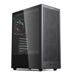 ������ 2E GAMING  Vector V8111B ��� ��, 1xUSB3.0, 1� USB 2.0, 1xUSB Type-C, 4x120�� ARGB, VGA 325��, LCS ready, ��������� � �������, TG Side Panel, ATX, ������ 2E-V8111B