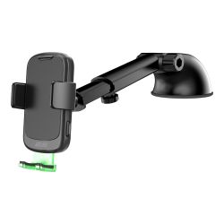 2E Автомобільний тримач смартфона автоматичний/бездротова зарядка, 2хUSB 60Вт 2E-WCQ01-10 - Картинка 5
