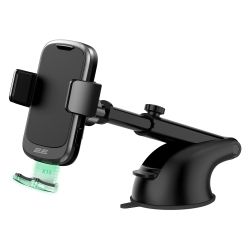 2E Автомобільний тримач смартфона автоматичний/бездротова зарядка, 2хUSB 60Вт 2E-WCQ01-10 - Картинка 7