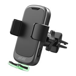 2E Автомобільний тримач смартфона автоматичний/бездротова зарядка, 2хUSB 60Вт 2E-WCQ01-10 - Картинка 10