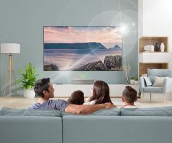 HP Проєктор ультракороткофокусний BP5000 UHD, 2000 lm, LASER, 0.23, WiFi, Smart Aptoide 2U5Z7AA - Картинка 2