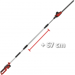 Кусторез телескопический аккумуляторный Einhell GC-HH 18/45 Li T - Solo PX, 18В 450м, 3.5кг(без АКБ и ЗУ) 3410585 - Картинка 9