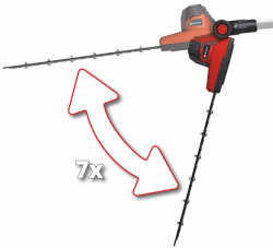 Кусторез телескопический аккумуляторный Einhell GC-HH 18/45 Li T - Solo PX, 18В 450м, 3.5кг(без АКБ и ЗУ) 3410585 - Картинка 8