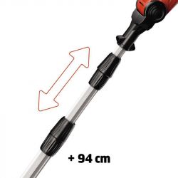 Кусторез телескопический аккумуляторный Einhell GE-HH 18/45 Li T - Solo, 18В, 450мм, штанга 0.88-1.82 м, 4.28кг, без АКБ и ЗУ 3410866 - Картинка 9