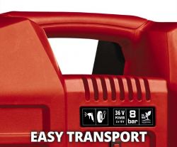��������� ������������ ������������� Einhell TE-AC 36/8 Li OF Set-Solo PXC, 36�, 130�/��, � ���� �����, �����������, ������� � ����� � ��������, ��� ��� �� �� 4020440 - �������� 4