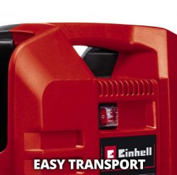 Компресор повітряний Einhell TC-AC 190 OF Set, безолійний, 1100Вт, 190л/хв, 8бар, 5кг 4020660 - Картинка 3