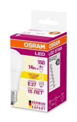   OSRAM LED STAR A150 13W (1521Lm) 2700K E27 4058075056985