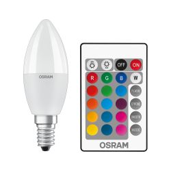   OSRAM LED 40 5,5W (470Lm) 2700+RGB E14   4058075430853 -  2