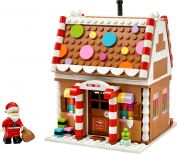 Конструктор LEGO Iconic Святковий пряниковий будиночок 40809 - Картинка 4