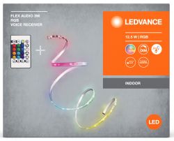   LEDVANCE FLEX AUDIO 12,5W, 3M RGB VR RC 4099854095382 -  5