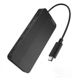 Lenovo ���-������� USB-C Dual Display Travel Dock (w/ adapter) 40B90100EU