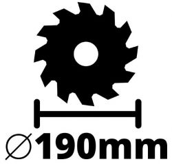 Пила дисковая аккумуляторная Einhell TE-CS 18/190LI BL PXC, 18В, 190х20 мм, 3800об/мин, 3.23кг, без АКБ и ЗУ 4331210 - Картинка 6