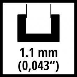 Шина для цепной пилы Einhell 20см, 1.1мм 4500194 - Картинка 3