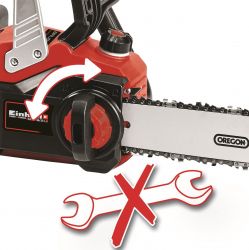 Пила цепная аккумуляторная Einhell GP-LC 36/35 Li-Solo, 18В PXC, шина 35см, бесщеточная, 15м/с, 3.79кг, без АКБ и ЗП 4501780 - Картинка 9