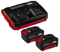 Einhell   +   18V 2x4.0Ah Twincharger Kit, PXC 4512112 -  1