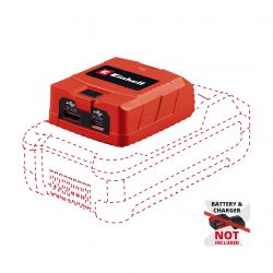 �������� ���������� USB �������������� Einhell TC-CP 18 Li USB A/C - Solo, PXC, 18�, Type-A/Type-C, 2 A, 0.06 �� (��� ��� � ��) 4514148