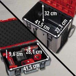 Модульная система для инструмента Einhell E-Case Tower, на колесиках, 3 ящика модуля, 64.5х48х42.5см 4540015 - Картинка 5
