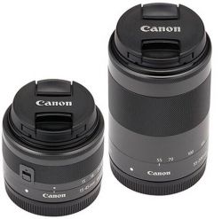 .  Canon EOS M50 Mk2 + 15-45 IS STM + 55-200 IS STM Black 4728C041 -  16