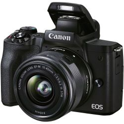 .  Canon EOS M50 Mk2 + 15-45 IS STM + 55-200 IS STM Black 4728C041 -  3
