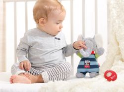 Мягкая музыкальная игрушка sigikid Слоник 22 см 48800SK - Картинка 6