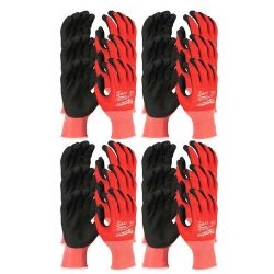 Milwaukee Рукавички робочі, нітрилове покриття, smartswipe, р.9, червоно чорні, 12шт 4932471615 - Картинка 2