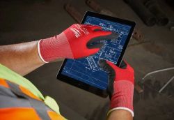 Milwaukee Рукавички робочі, нітрилове покриття, smartswipe, р.9, червоно чорні, 12шт 4932471615 - Картинка 4