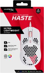 HyperX  Pulsefire Haste USB, White/Pink 4P5E4AA -  11