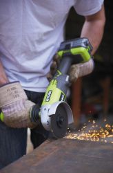 Ryobi Шліфмашина кутова ONE + R18AG-0 акумуляторна, 115мм, 18В, solo (без АКБ і ЗП) 5133001903 - Картинка 4