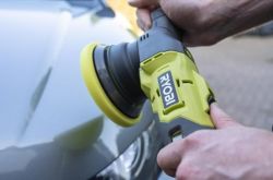 Машина полірувальна Ryobi R18P-0, акумуляторна, ONE+ 18В, 125 мм, рандомна орбіта, регулювання швидкості, solo (без АКБ та ЗУ) 5133004845 - Картинка 3