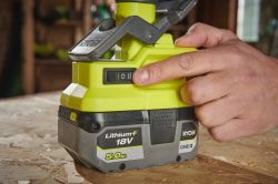 Вентилятор акумуляторний Ryobi ONE+ RCF18-0 18В 3400об·хв 2 швидкості поворотний 0.4кг без АКБ та ЗП 5133005400 - Картинка 6