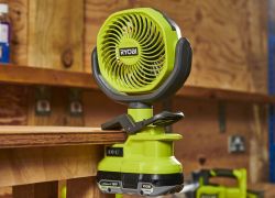 Вентилятор акумуляторний Ryobi ONE+ RCF18-0 18В 3400об·хв 2 швидкості поворотний 0.4кг без АКБ та ЗП 5133005400 - Картинка 3