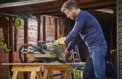 Ryobi Пила торцювальна RMS18254X-0, акумуляторна, 18В ONE+ НР, з протяжкою, диск 254мм, 14кг, без АКБ та ЗП 5133005736 - Картинка 2