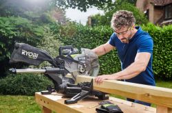 Ryobi Пила торцювальна RMS18254X-0, акумуляторна, 18В ONE+ НР, з протяжкою, диск 254мм, 14кг, без АКБ та ЗП 5133005736 - Картинка 5